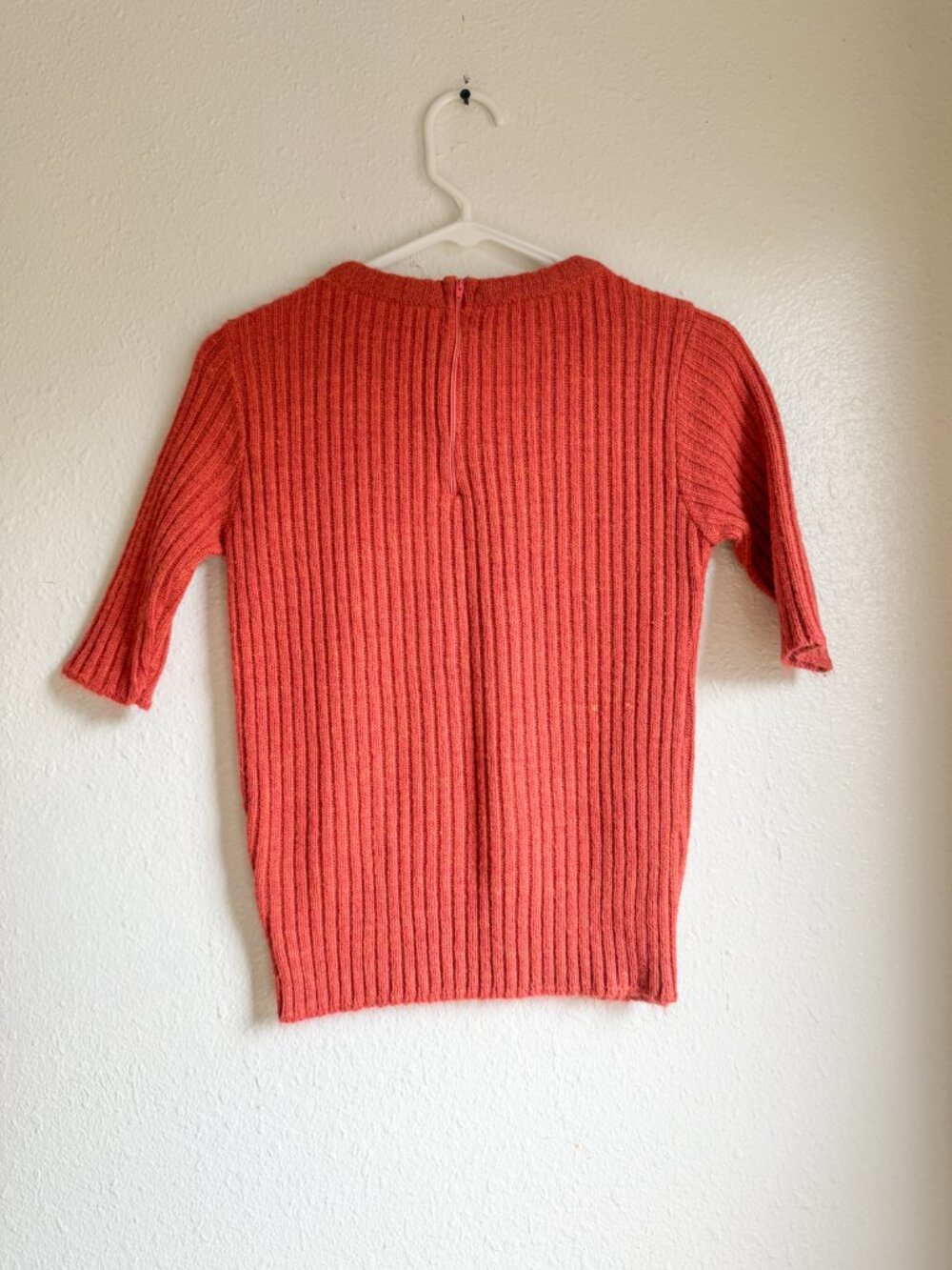 Vintage Bobbie Brooks Red/Orange Sweater - Picture 2 of 5